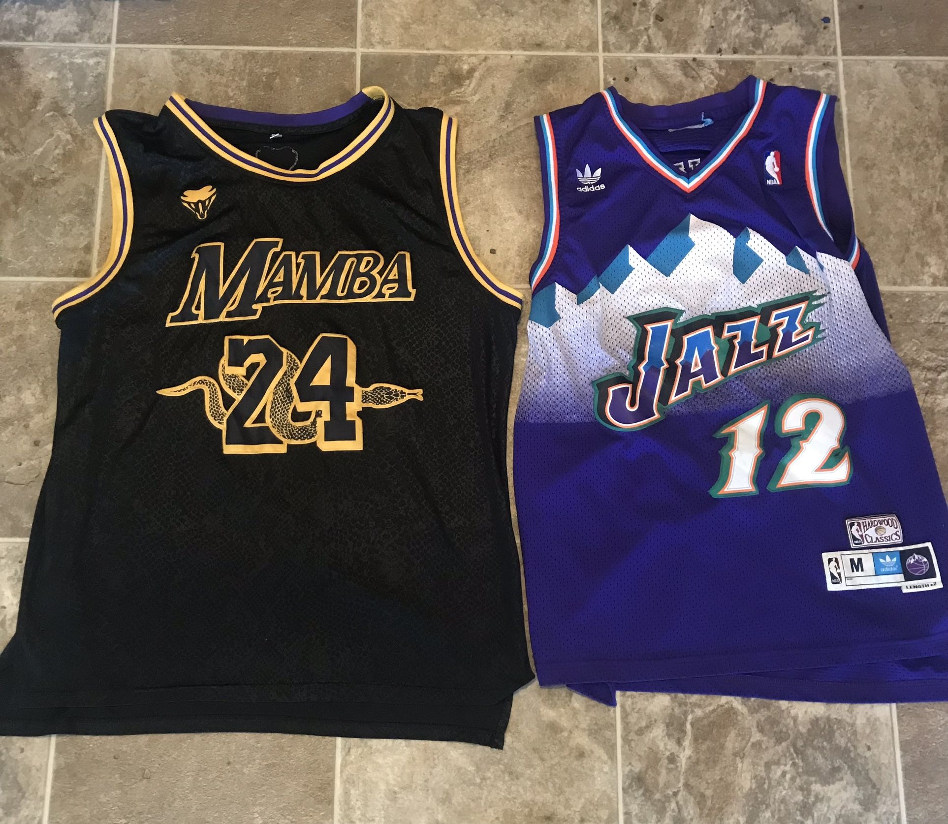 NBA Jersey Kobe Black Mamba / John Stockton 