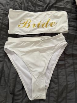 Bride bathing suit high wasited (M)