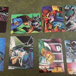 Small lot of 1992 shadowhawk comic cards