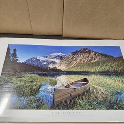 The Journey Motivational Poster of Jasper National Park 24”x36”
