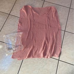 Pink Crochet Like Bathing Suit Cover Up New! One Size Fits Most. See My Listings