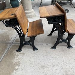 Vintage Children's School Desks-2-price reduced!