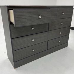 Brand New Grey 8 Drawer Dresser