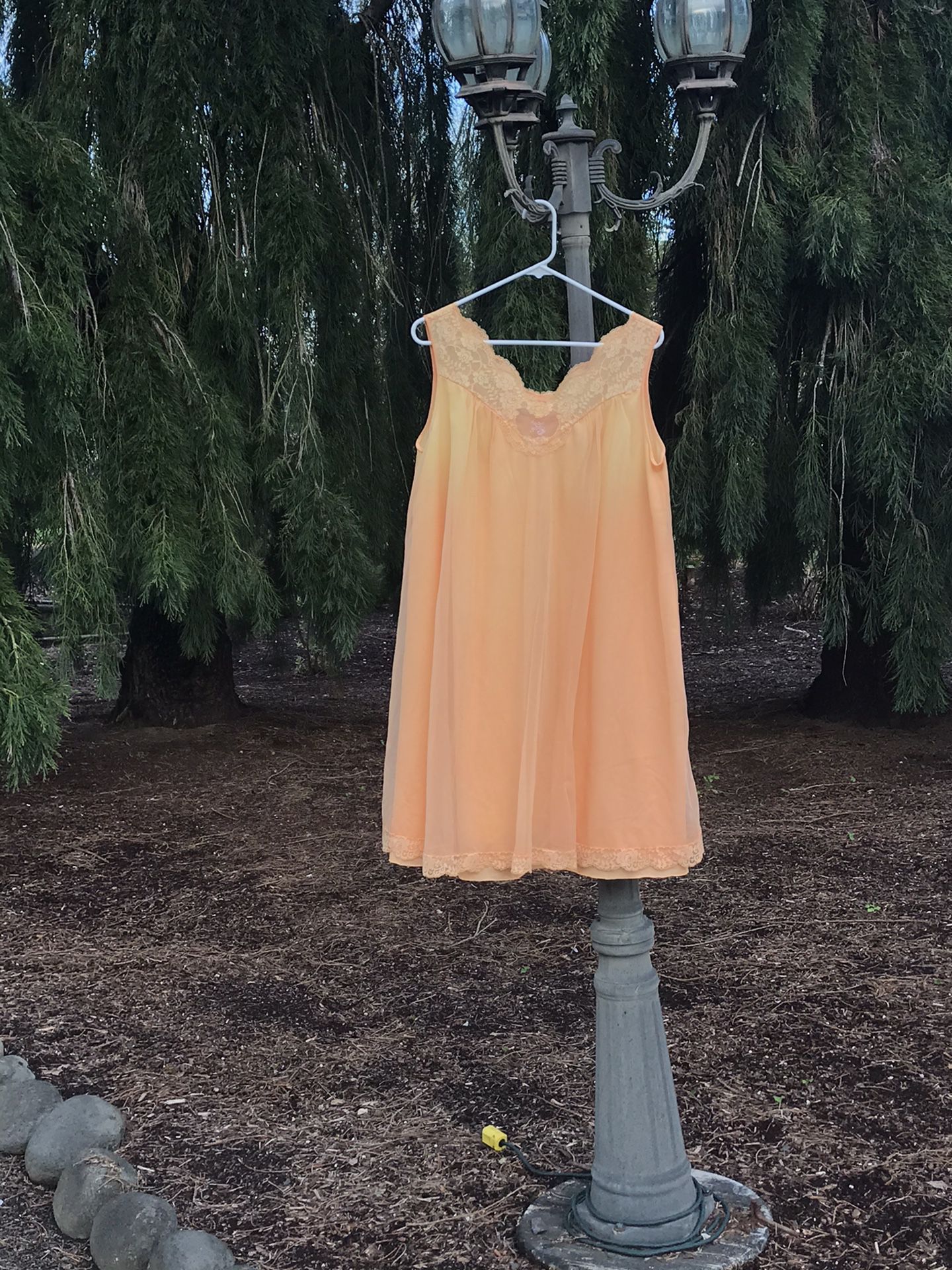 Pretty, Vintage, Women’s Nightgown-Peach in color