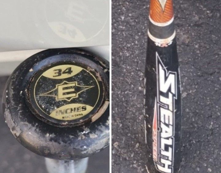34" STEALTH BASEBALL BAT BY EASTON USED