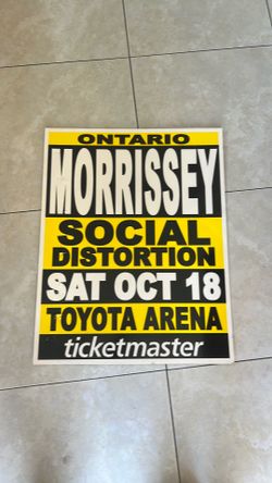 MORRISSEY concert poster