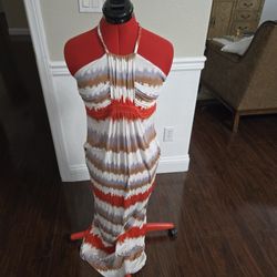 Halter Maxi Dress.  SIze M