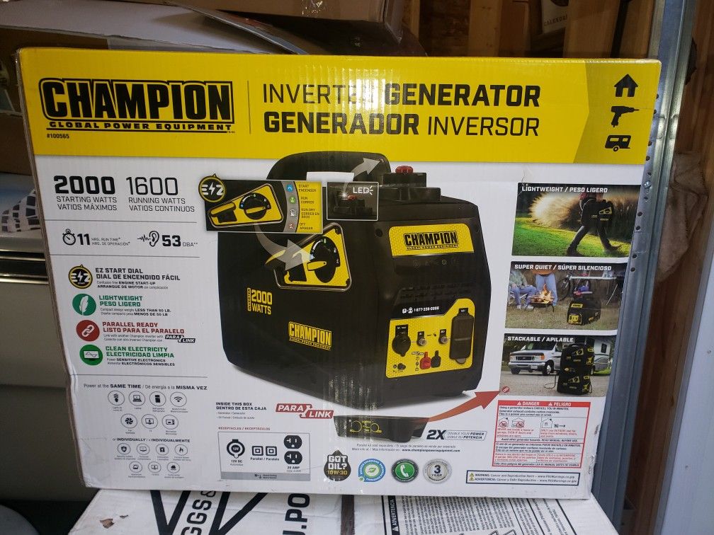 Champion Generator 2000w