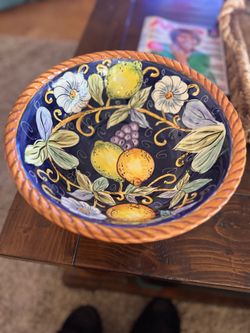 Villa Bellagio Vintage Ceramic Bowl