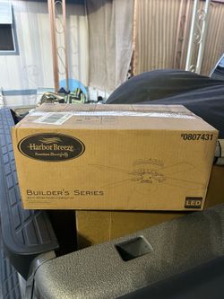 NIB 42” white builders grade ceiling fan