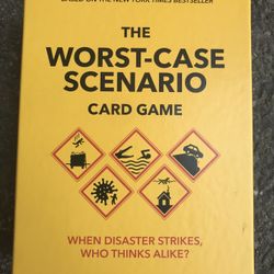 The Worst-Case Scenario Card Game
