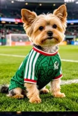 Mexico Soccer Jersey Dog Shirt