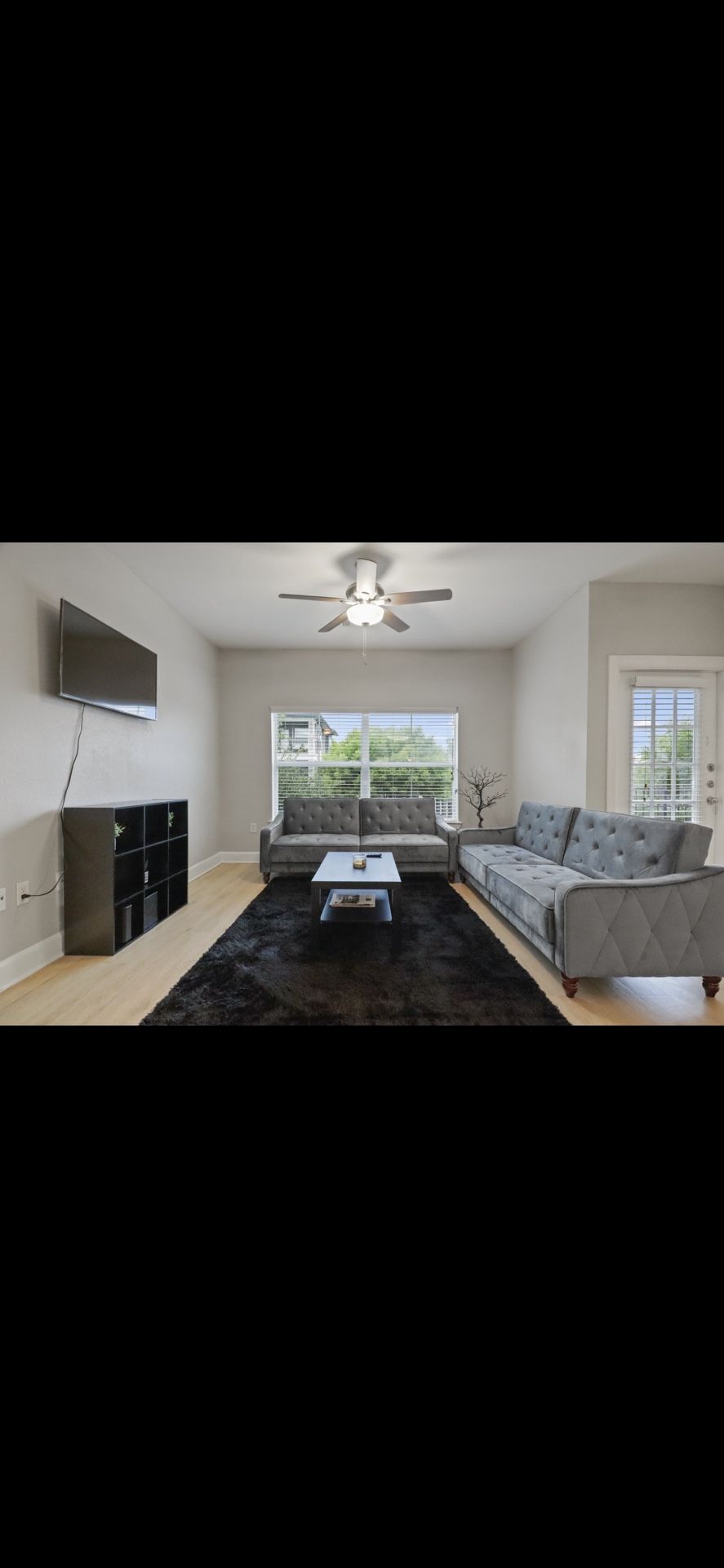 Novogratz Vintage Tufted Split Back Futon, Grey Velvet for Sale in