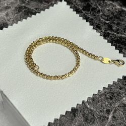 14k Mooncut Bracelet  Only 