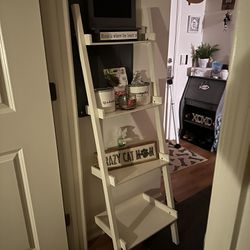 Ladder Shelf Like New