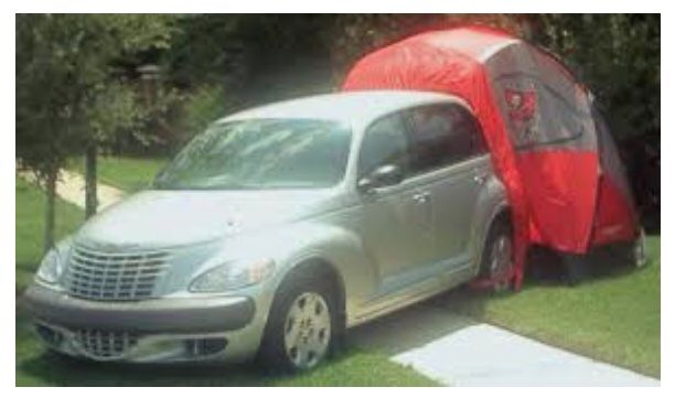 Pt Cruiser tailgate tent