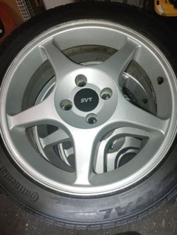 Full set 17 in SVT wheels and Continental 225/45/ZR17 tires ,+1 tire no wheel
