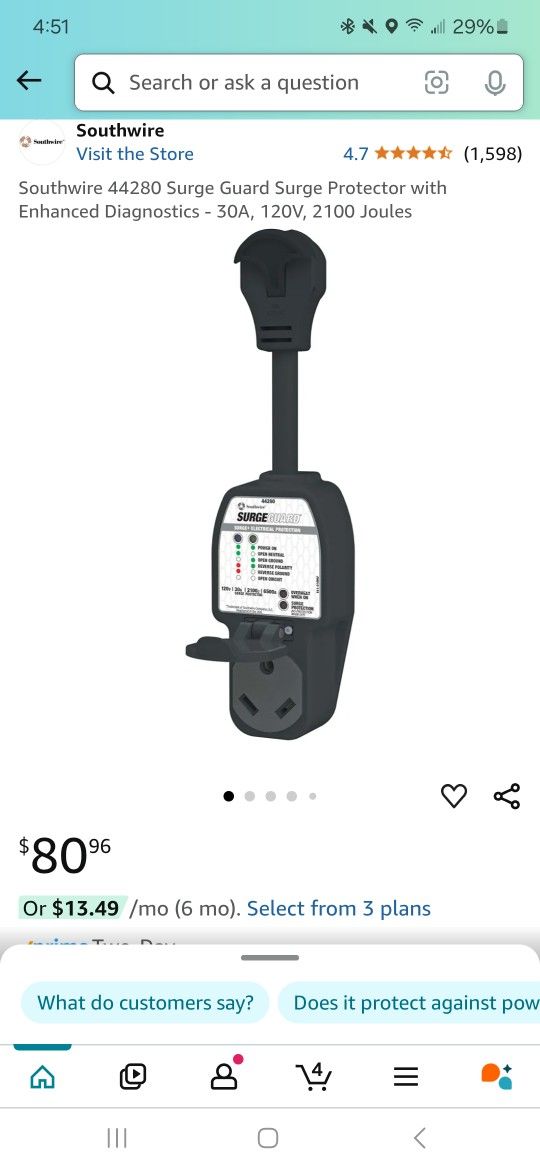 Surge GUARD 30AMP PROTECTOR (NEW)