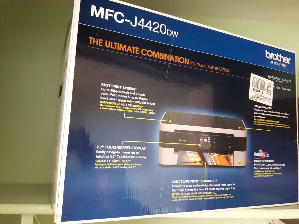 Wireless Brother MFC- J4420dw all in one