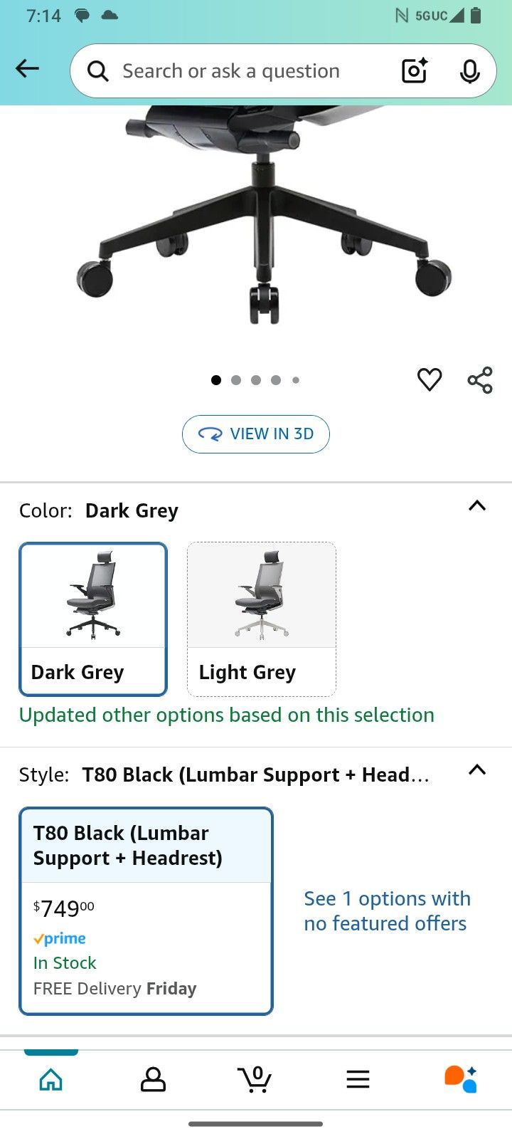 SIDIZ T80 Premium Ergonomic Office Chair