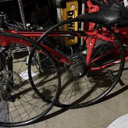 TREK MARLIN 5 FRAME AND WHEELS ONLY, NO TIRES EQUIPPED WITH HYDRAULIC BRAKES  SIZE TIRES 29x2.25