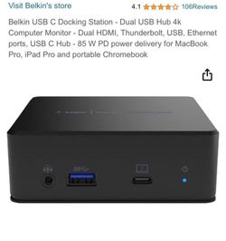 Belkin USB C Docking Station 