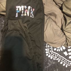 Girls Pink Jogger Sweats