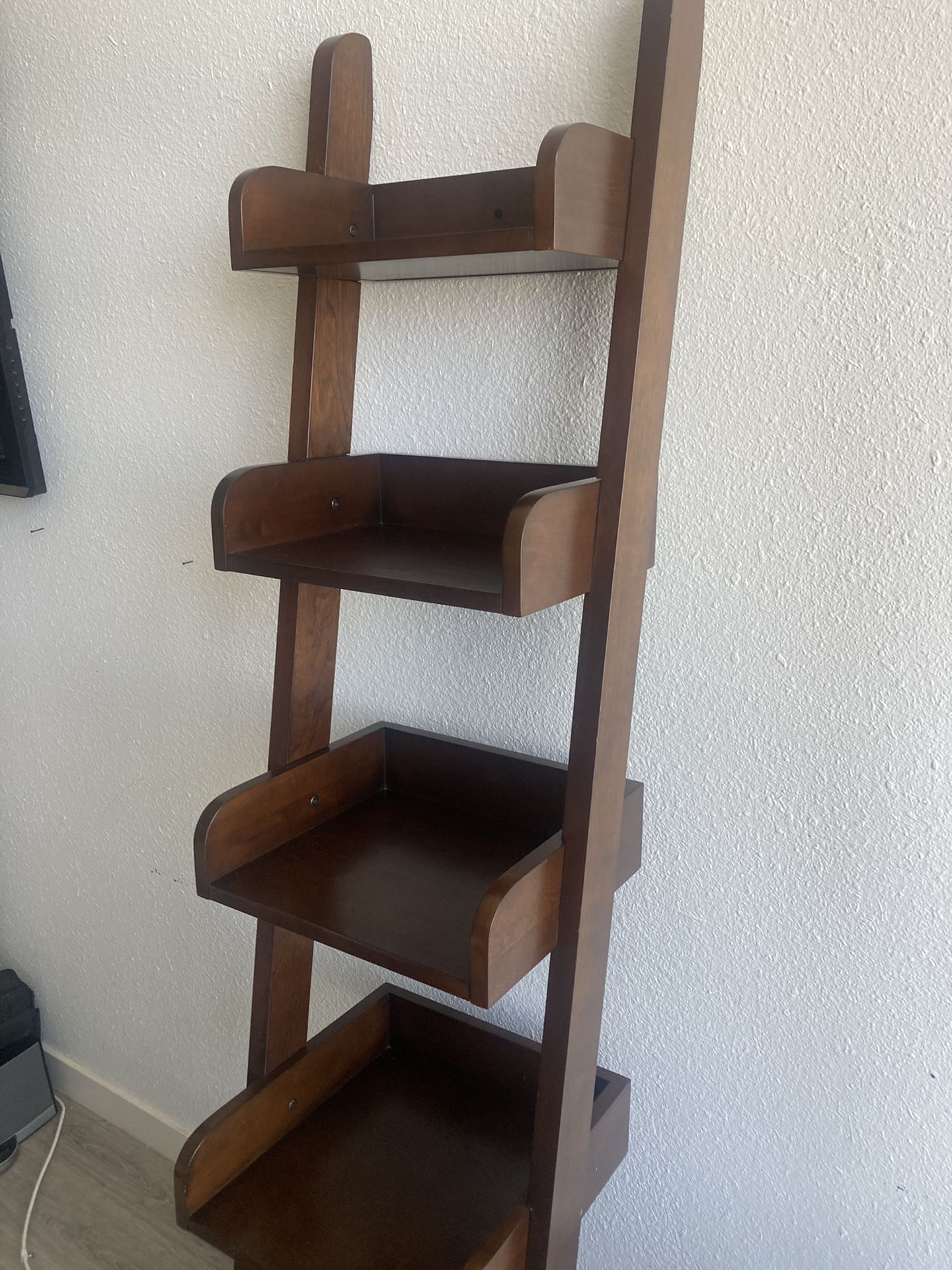 Pottery Barn 5 Shelf Ladder Shelf,    $50 