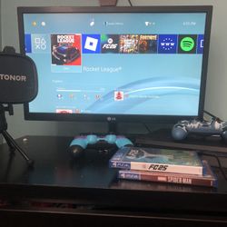 PS4 Setup Everything On Sale Except Desk