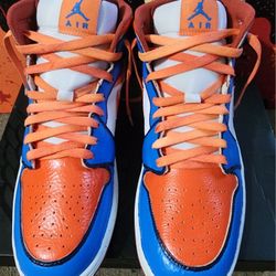 Nike Air Jordan 1 Mid Custom OKC THUNDER ⚡️ 