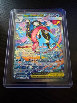 Mega Greninja ex Pokémon Card 116/086 CRI Holo