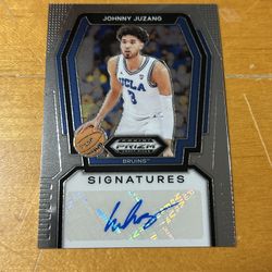 Johnny Juzang 2024 Panini Prizm Draft Picks Auto Card