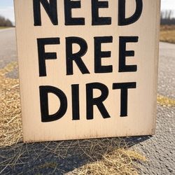 Need Clean Dirt