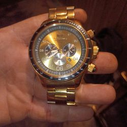 Gold Zeppelin Vestal Watch