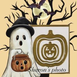 Anna Griffin Pumpkin Cut & Embossed  Die Retired !