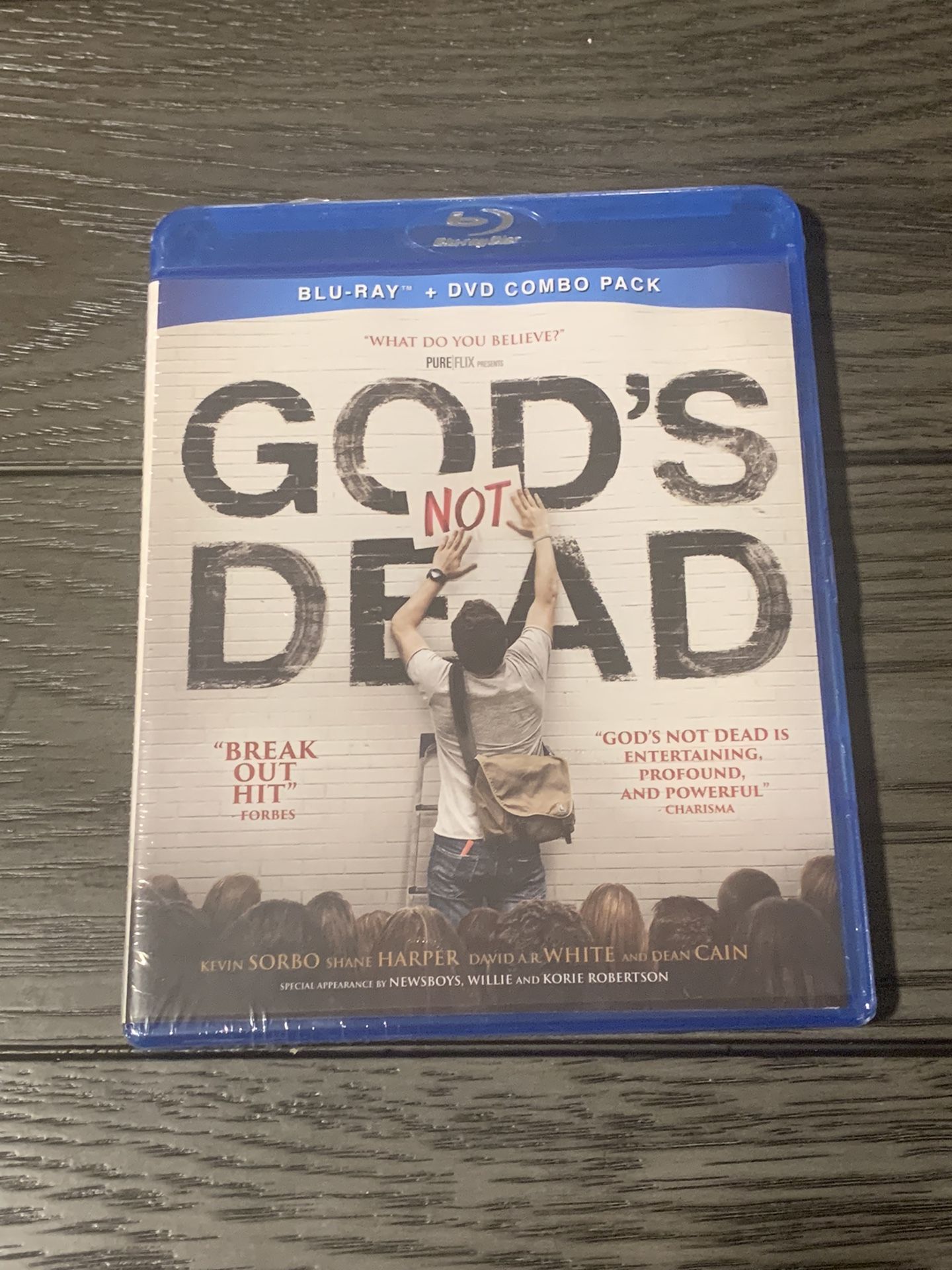 GOD'S NOT DEAD - DVD + BLU-RAY NEW/SEALED Dean Cain & Kevin Sorbo