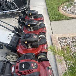 Red Toro Lawn Mowers Self Propel From $189 To $200 Cash 