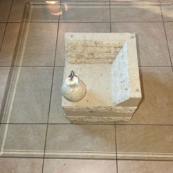 Stone Coffee Table 3 Ft Square Glass Size 