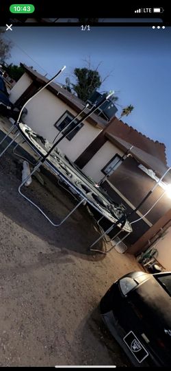 Trampolín en buenas condiciones