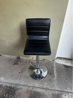 MOVING SALE - Leather Swivel Stool