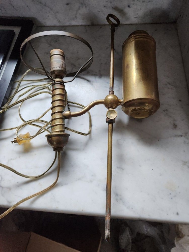 Antique Brass Desk/table Lamp