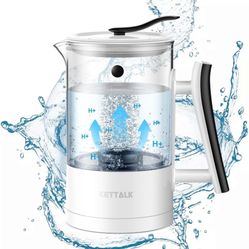 Hydrogen Water Kettle, Hydrogen Water Pitcher, with SPE and PEM Concentrator Technology, Hydrogen Water Generator, Balanced PH Water, 7 Preset Temps
