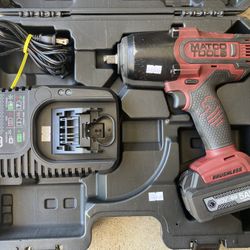 Matco 20V + 1/2” Brushless Impact Wrench