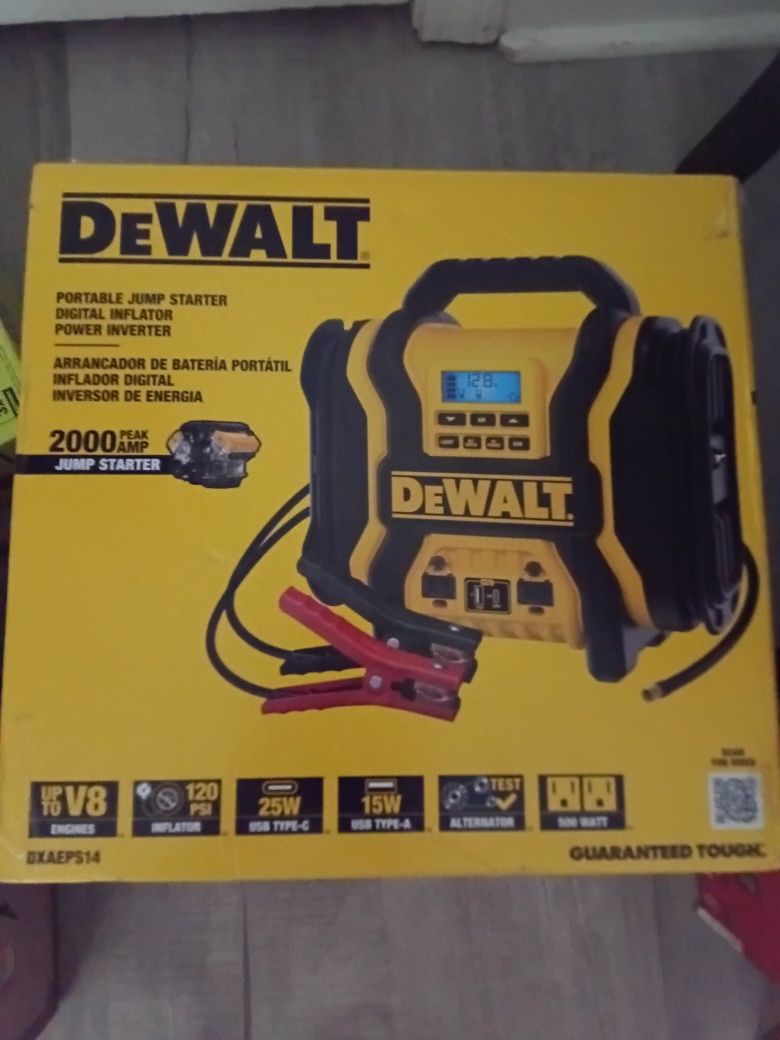 New DeWalt Jump Starter