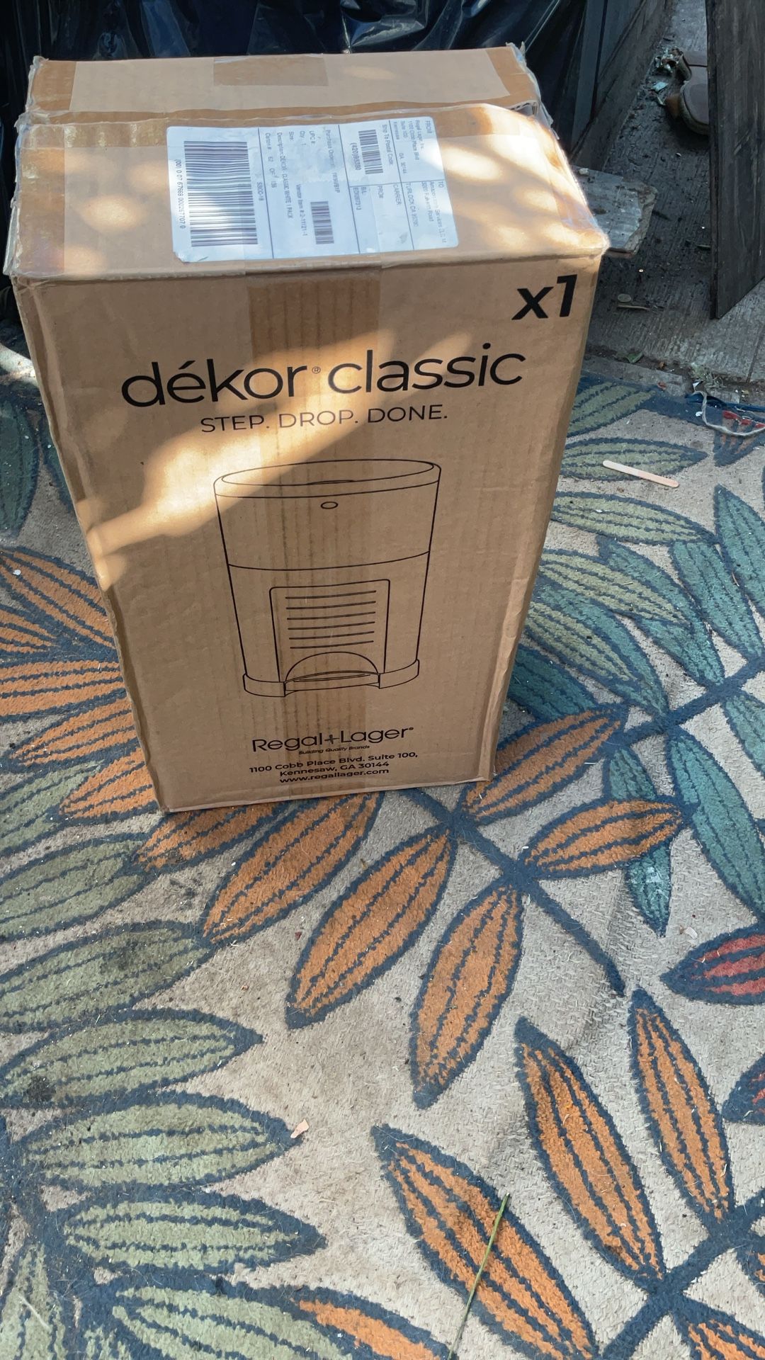Diaper Basket New Decor Classic Step Drop Done In Box