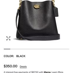 Coach Willow Leather Bag