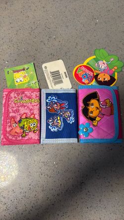 Kids Character Trifold Wallets – Set of 3
