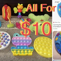 Baby Toys Bundle $10 All include in great condition,Mouse have Batteries including