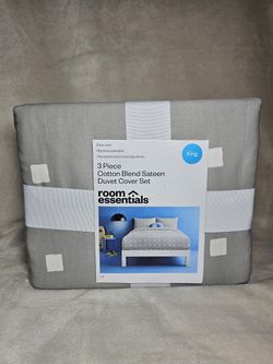 Room Essentials King 3pc Duvet Set