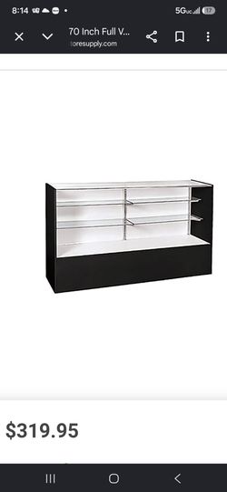 Glass display cases